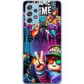 Kompatibelt Mobildeksel til Samsung Galaxy A52 5G Neon gamer-kunst