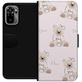 Miniatyrbillede 1 af 3: Xiaomi Redmi Note 10S Tegnebogsetui Teddy Dior Vibes - luksuriøs bamse i modetil