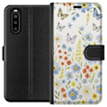 Miniatyrbillede 1 af 3: Sony Xperia 10 II Tegnebogsetui Sommerblomster