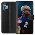 Miniatyrbilde 1 av 3: Samsung Galaxy A32 5G Lommeboketui Lamine Yamal - Barcelonas W