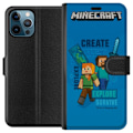 Miniatyrbillede 1 af 3: Apple iPhone 12 Pro Max Tegnebogsetui Minecraft Huler