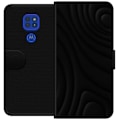 Miniatyrbild 1 av 3: Motorola Moto G9 Play Plånboksfodral Black Waves