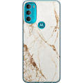 Pikkukuva 1 / 3: Motorola Moto G71 5G Läpinäkyvä kuori Valkoinen marmori