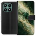 Kompatibel Tegnebogsetui til Xiaomi 17 Skovmarmor grøn