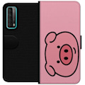 Miniatyrbillede 1 af 3: Huawei P smart 2021 Tegnebogsetui Kawaii Piggy