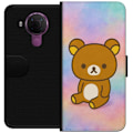 Pikkukuva 1 / 3: Nokia 5.4 Lompakkokotelo Kawaii Sanrio Rilakkuma