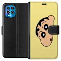 Pikkukuva 1 / 3: Motorola Edge S Lompakkokotelo Peeking Shinchan