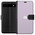 Pikkukuva 1 / 3: Google Pixel 6a Lompakkokotelo Lila Pilvi - minimalistinen pilvi lila taustalla