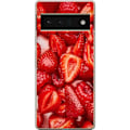 Pikkukuva 1 / 3: Google Pixel 6 Pro Läpinäkyvä kuori Mansikkakuviointi - mak