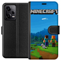 Miniatyrbillede 1 af 3: Xiaomi Redmi Note 12 Pro Tegnebogsetui Minecraft Key Art