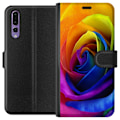 Miniatyrbilde 1 av 3: Huawei P20 Pro Lommeboketui Regnbue Rose