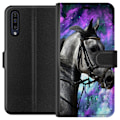 Miniatyrbillede 1 af 3: Samsung Galaxy A50 Tegnebogsetui Hest