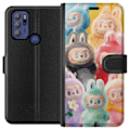 Miniatyrbillede 1 af 3: Motorola Moto G60S Tegnebogsetui Labubu Skitse Stil