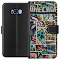 Miniatyrbillede 1 af 3: Samsung Galaxy S8 Tegnebogsetui Minecraft Kunst