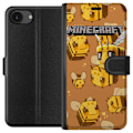 Miniatyrbillede 1 af 3: Apple iPhone 16e Tegnebogsetui Minecraft Bi
