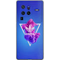 Miniatyrbillede 1 af 3: vivo X80 Pro Gennemsigtig cover Adidas-inspireret blåt design