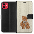 Miniatyrbillede 1 af 3: Apple iPhone 11 Tegnebogsetui Lille Teddy – klassisk teddy i enkel design