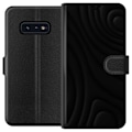 Pikkukuva 1 / 3: Samsung Galaxy S10e Lompakkokotelo Tummat Aallot