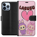 Miniatyrbillede 1 af 3: Apple iPhone 13 Pro Max Tegnebogsetui Labubu Pink Monster