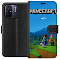 Miniatyrbilde 1 av 3: Xiaomi Redmi 12C Lommeboketui Minecraft Key Art