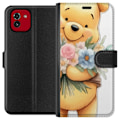Miniatyrbillede 1 af 3: Samsung Galaxy A03 Tegnebogsetui Nalle Puh med blomster - klas