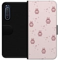 Miniatyrbillede 1 af 3: Sony Xperia 5 II Tegnebogsetui Labubu Neon Pop - Neonfarvet po