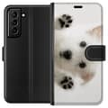 Kompatibelt Lommeboketui til Samsung Galaxy S21+ 5G Hund