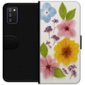 Miniatyrbillede 1 af 3: Samsung Galaxy A03s Tegnebogsetui Pressede blomster