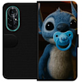 Pikkukuva 1 / 3: Huawei nova 8 Pro Lompakkokotelo Stitch & Napp - vauvateema söpöllä hahmolla