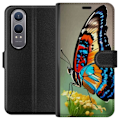 Miniatyrbild 1 av 3: OnePlus Nord CE4 Lite Plånboksfodral Fjäril Natur Sommar Motiv Vingar Färgstark Design Populär Dekor Grafiskt Exotiskt Tema