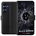 Miniatyrbild 1 av 3: Samsung Galaxy S25+ Plånboksfodral Black Mirror Sci-Fi Netfli