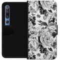 Kompatibel Tegnebogsetui til Xiaomi Mi 10 Pro 5G Grå roser grå