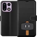 Miniatyrbillede 1 af 3: Kompatibel Tegnebogsetui til OnePlus 15 Sort spillehammer - Sort motiv med sort hammer. sort