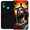 Pikkukuva 1 / 3: Huawei P smart 2019 Lompakkokotelo Jeesus ja Kortti - uskonnol