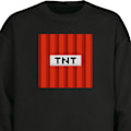 Miniatyrbilde 1 av 3: Sweatshirt for Voksen | Klassisk Collegegenser Minecraft TNT svart M