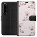 Miniatyrbild 1 av 3: Sony Xperia 1 IV Plånboksfodral Teddy Dior Vibes – lyxig na