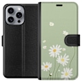 Miniatyrbillede 1 af 3: Apple iPhone 16 Pro Max Tegnebogsetui Præstekraver - blomstre