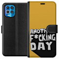 Pikkukuva 1 / 3: Motorola Edge S Lompakkokotelo Another Day Tekstimotiivi Huumori Katumuoti Graafinen Rohkea Tyyli Suosittu Elämäntapa Kaupunkimuoti Design