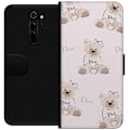 Miniatyrbillede 1 af 3: Xiaomi Redmi Note 8 Pro  Tegnebogsetui Teddy Dior Vibes - luksuriøs bamse i modetil
