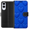 Pikkukuva 1 / 3: Samsung Galaxy S25 Edge Lompakkokotelo Siniset Sydämet