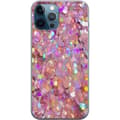 Kompatibelt Mobildeksel til Apple iPhone 12 Pro Rosa Glitter