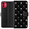 Miniatyrbild 1 av 3: Apple iPhone 11 Plånboksfodral Diamant hjärta