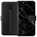 Miniatyrbild 1 av 3: OnePlus 6T Plånboksfodral black marble