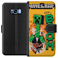 Miniatyrbillede 1 af 3: Samsung Galaxy S8 Tegnebogsetui Minecraft Boom
