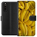Miniatyrbillede 1 af 3: Sony Xperia 10 II Tegnebogsetui Banan mønster