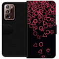 Miniatyrbillede 1 af 3: Samsung Galaxy Note20 Ultra Tegnebogsetui Squid Game Ikoner Serie Design Populært TV Spil Ikoner Grafisk Motiv Asiatisk Trend Dramaserie