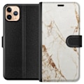 Pikkukuva 1 / 3: Apple iPhone 11 Pro Max Lompakkokotelo Valkoinen marmori