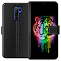 Miniatyrbillede 1 af 3: Xiaomi Redmi 9 Tegnebogsetui Neon Tigeren