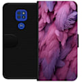Miniatyrbillede 1 af 3: Motorola Moto G9 Play Tegnebogsetui Fjer