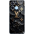 Miniatyrbillede 1 af 3: OnePlus Ace Racing Gennemsigtig cover Louis Vuitton Mørk Tilstand Design Sort Luksus Stil Mode Populær Grafisk Mønster Modeikon Luksusmærke